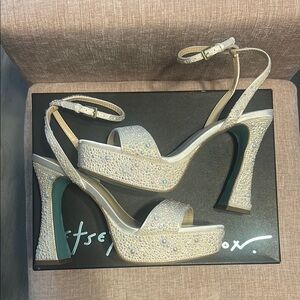 Betsey Johnson Pearl platform heels SB-Beth